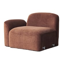 Cami Chenille Left Corner Lounge Chair